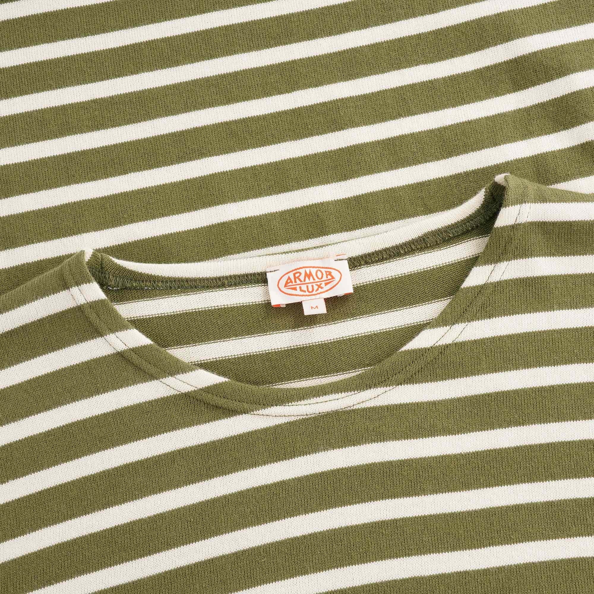 Breton Striped Shirt  - Khaki/Nature