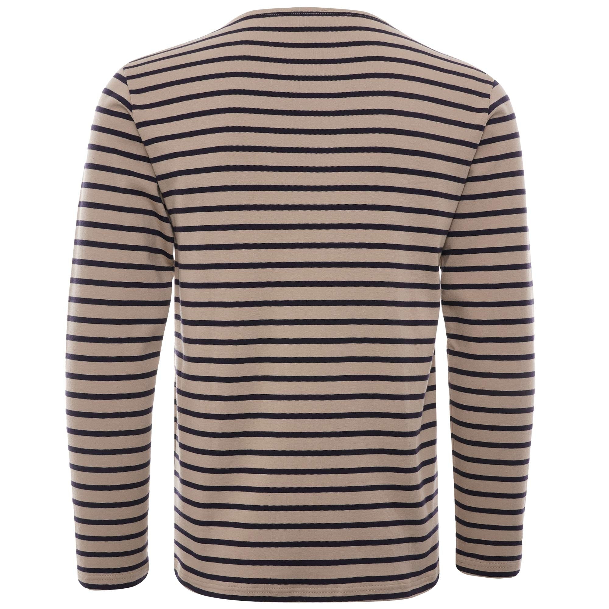 Breton Striped Shirt - Beige/Navy