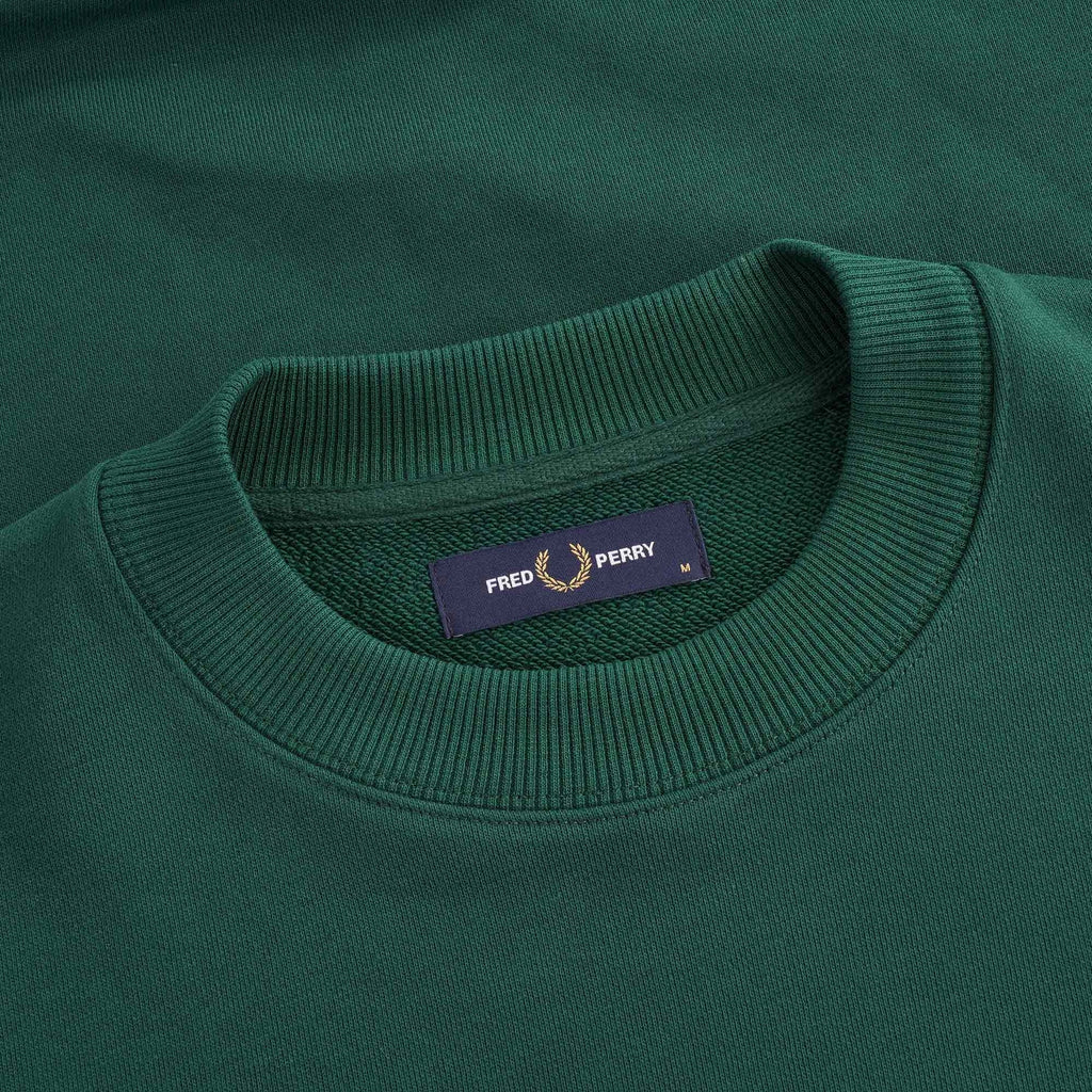 Crew Neck Sweatshirt - Ivy/Black