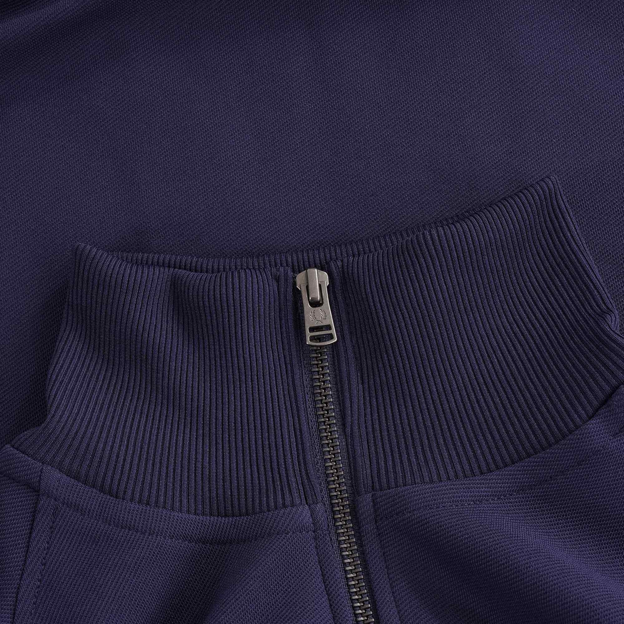 Striped Tape Track Jacket - Dark Carbon