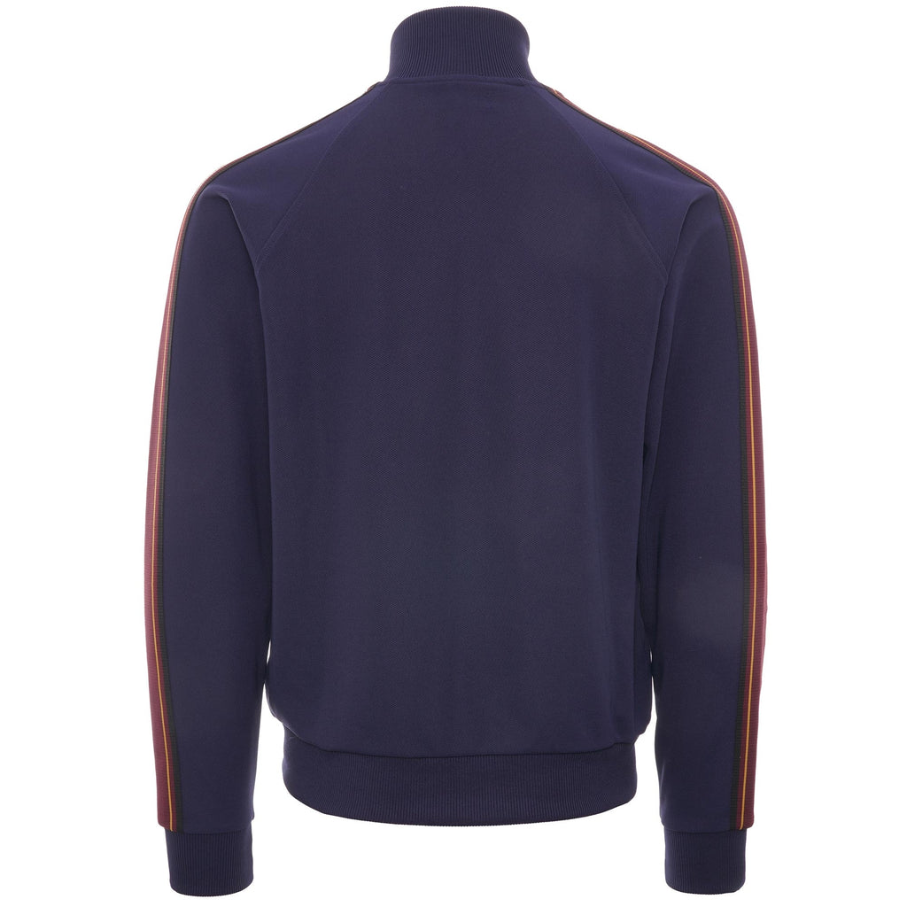 Striped Tape Track Jacket - Dark Carbon