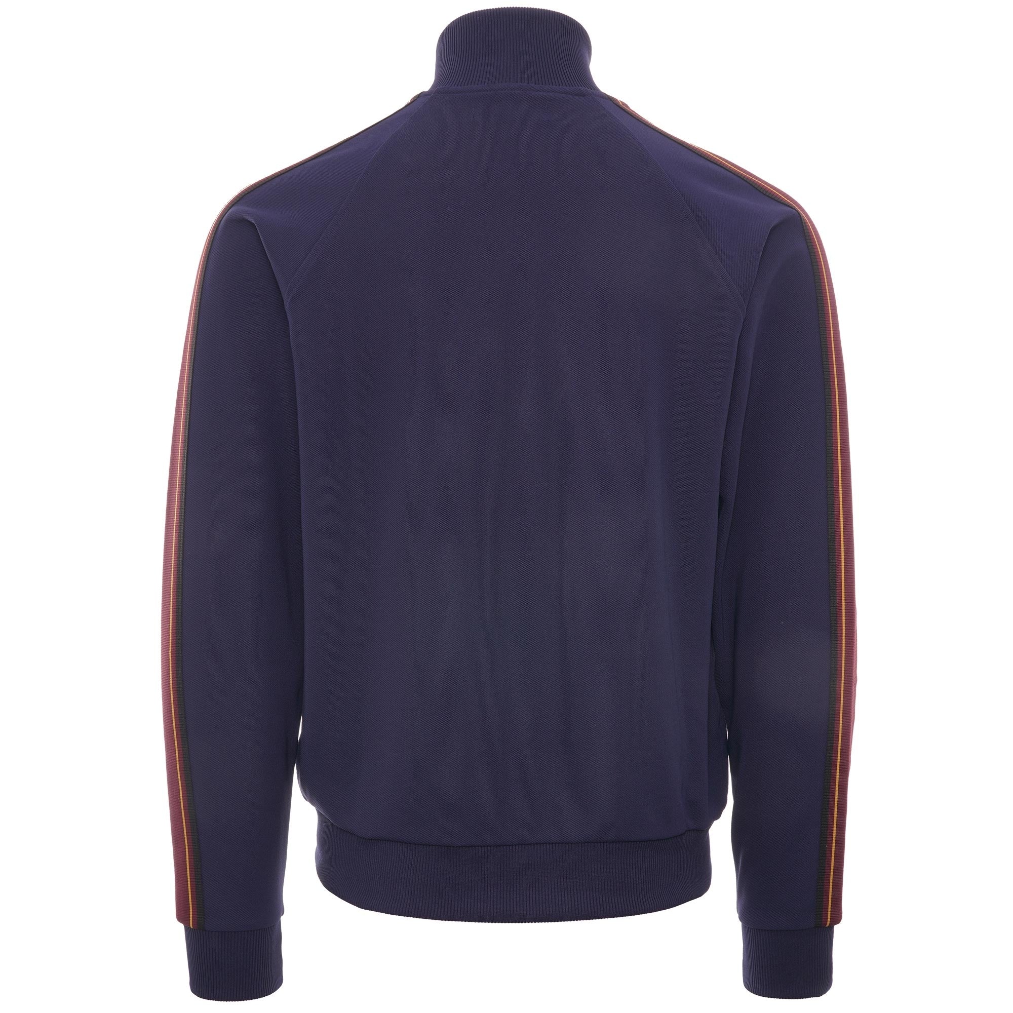 Striped Tape Track Jacket - Dark Carbon