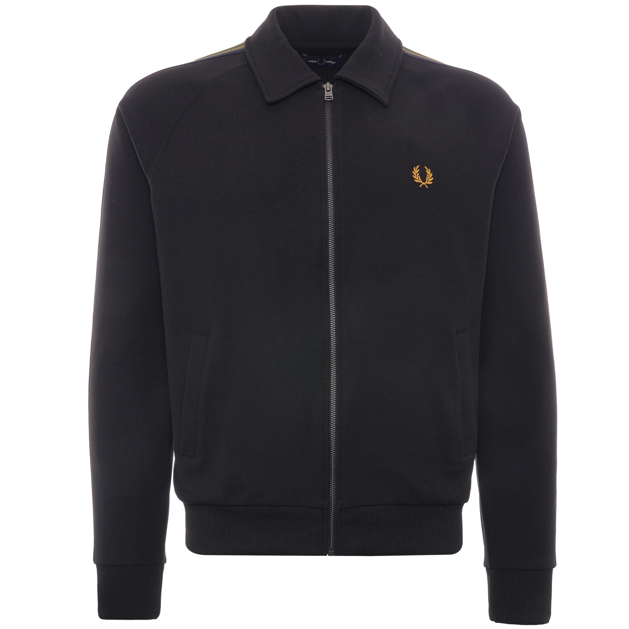 Striped Tape Tricot Jacket - Black