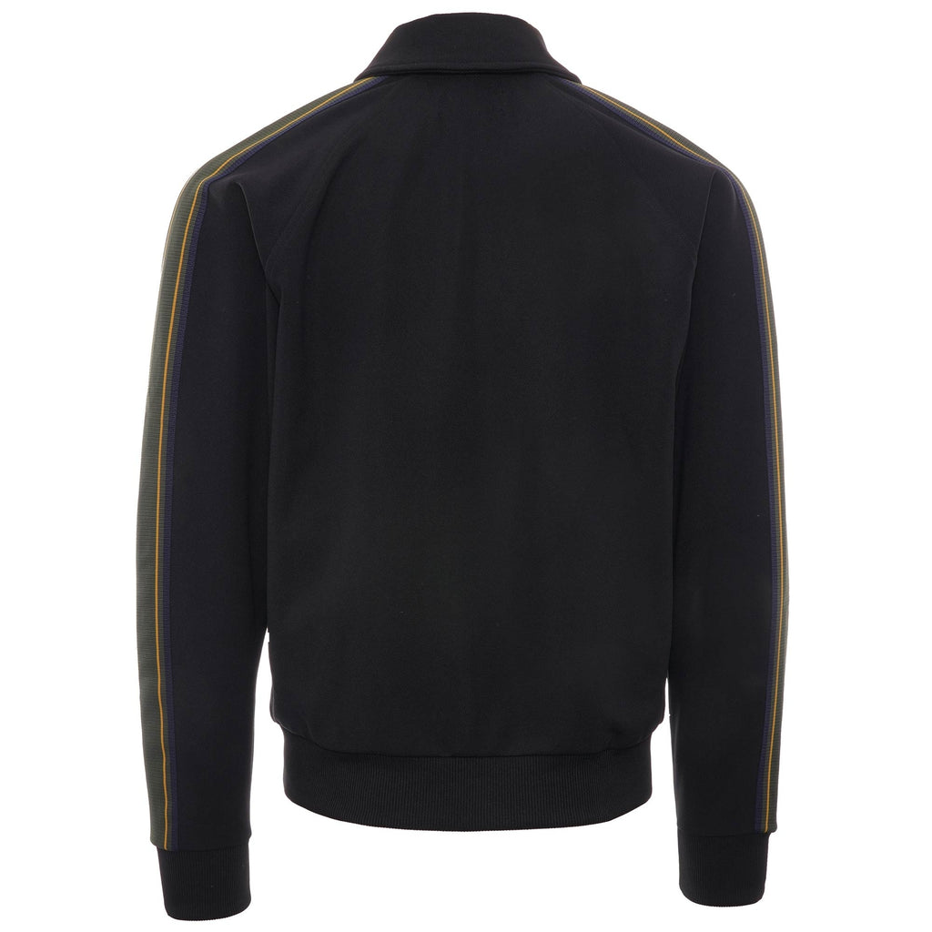 Striped Tape Tricot Jacket - Black