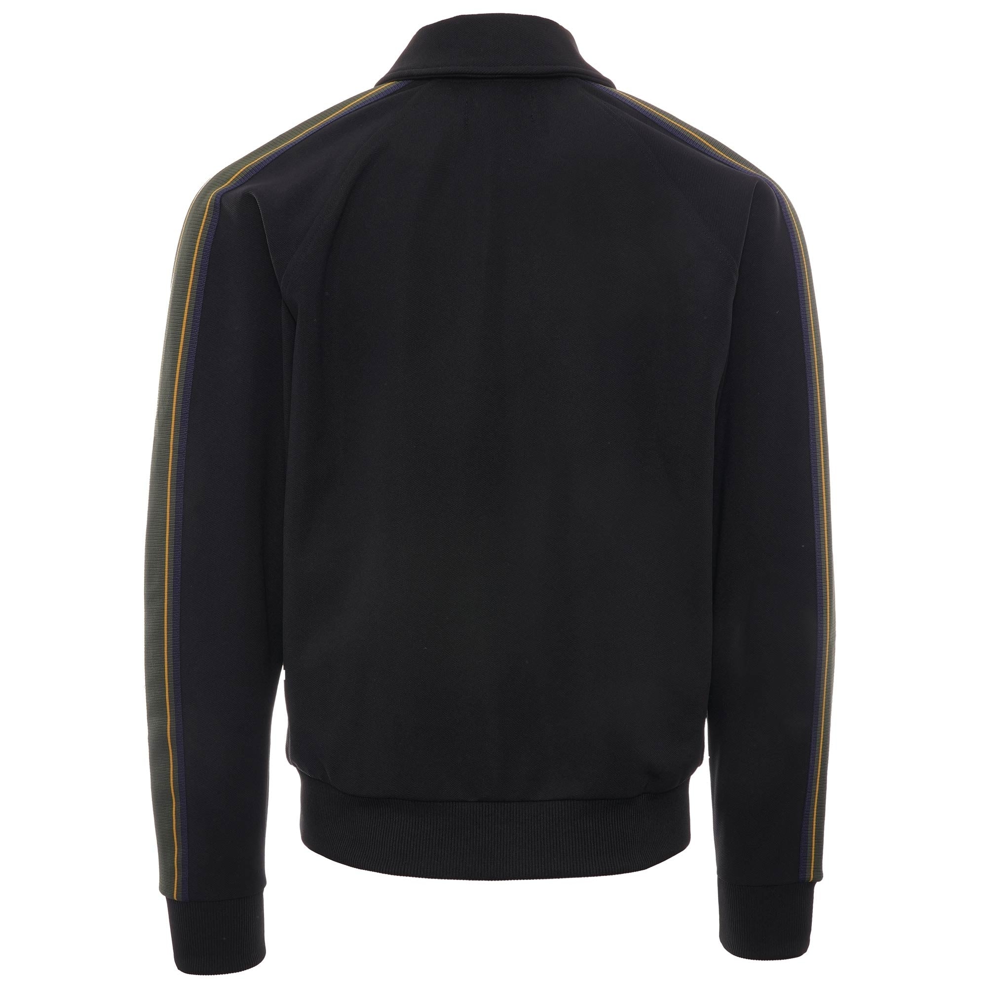 Striped Tape Tricot Jacket - Black