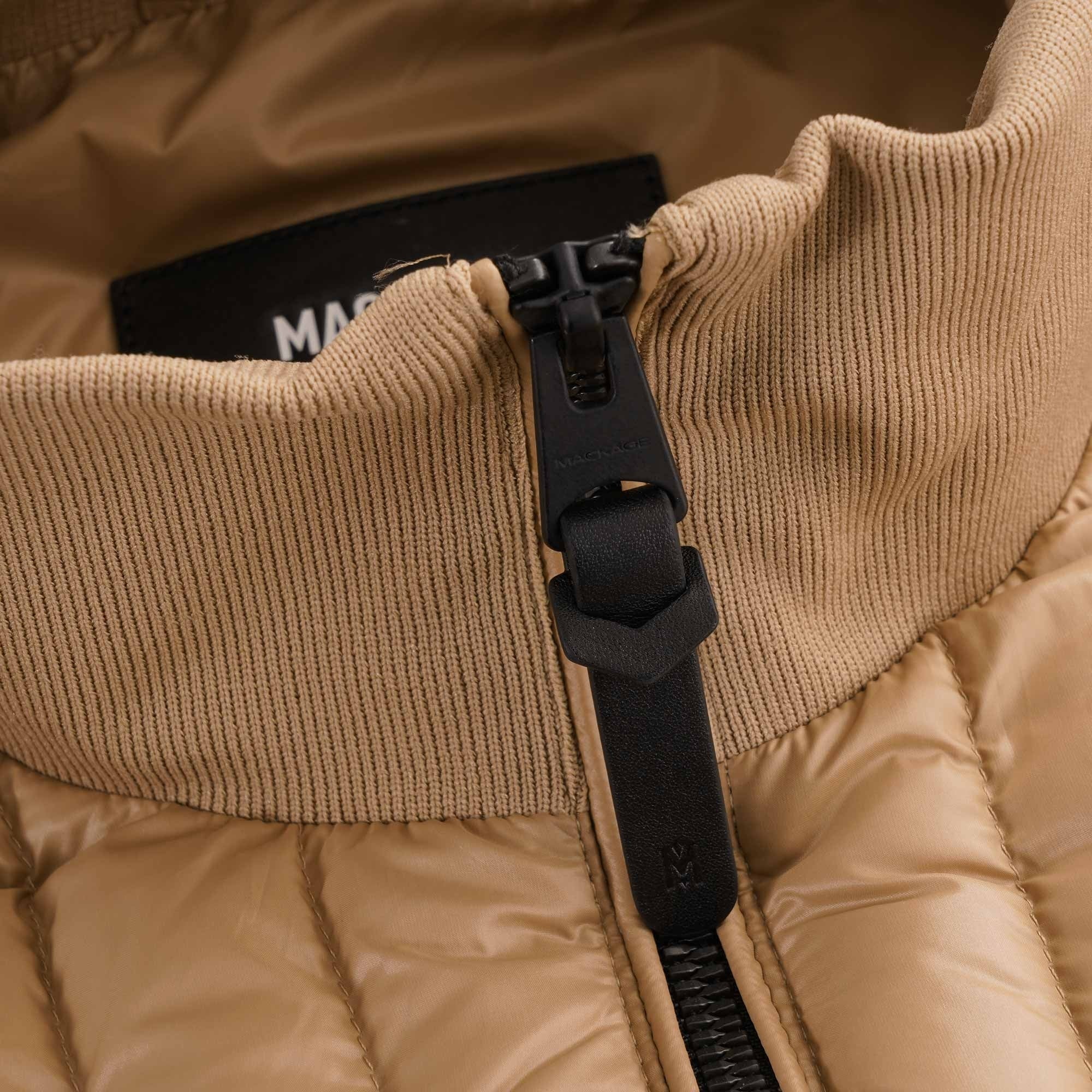 Collin Bomber Jacket Down Front - Camel