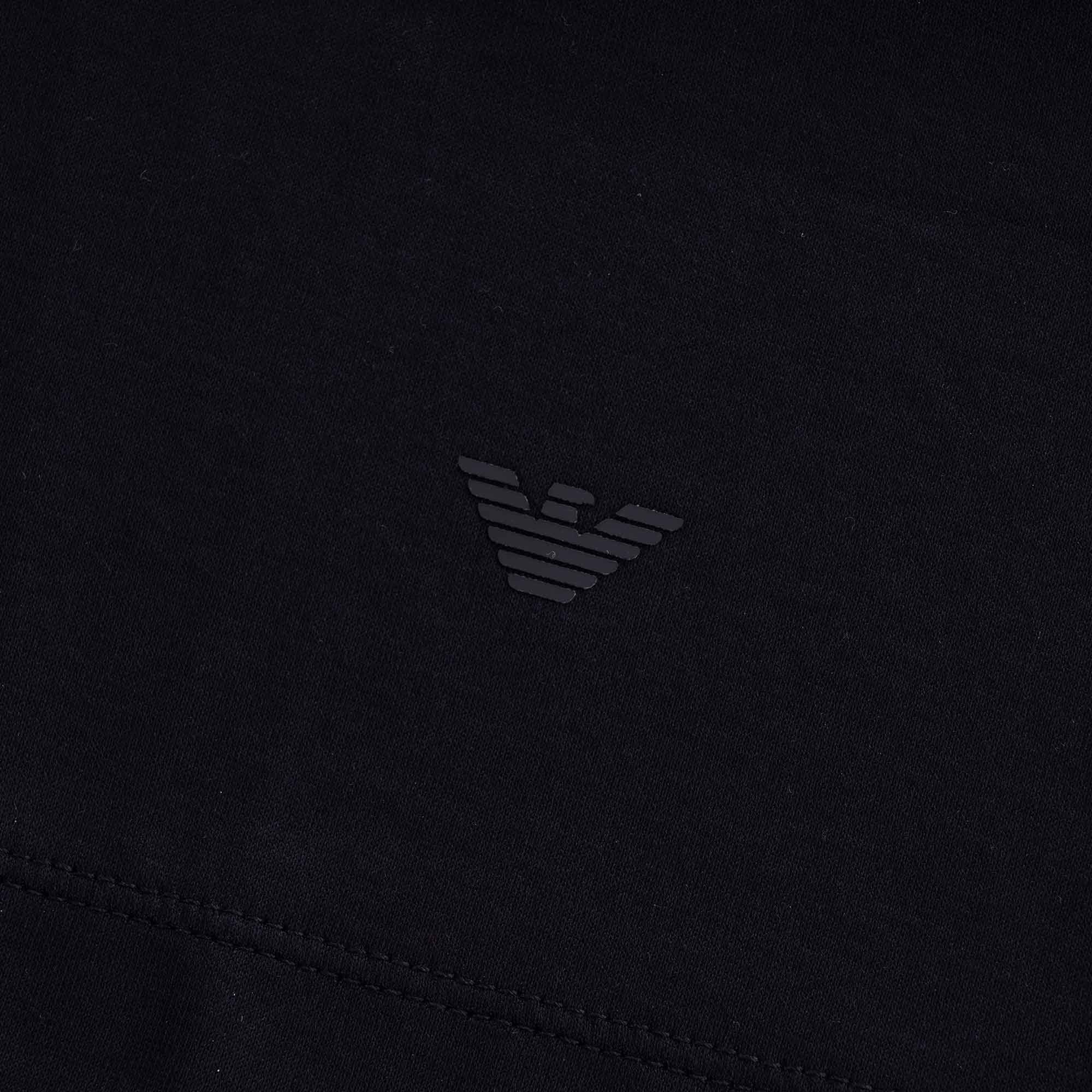 Lyocell Blend V-Neck T-Shirt - Blue Navy