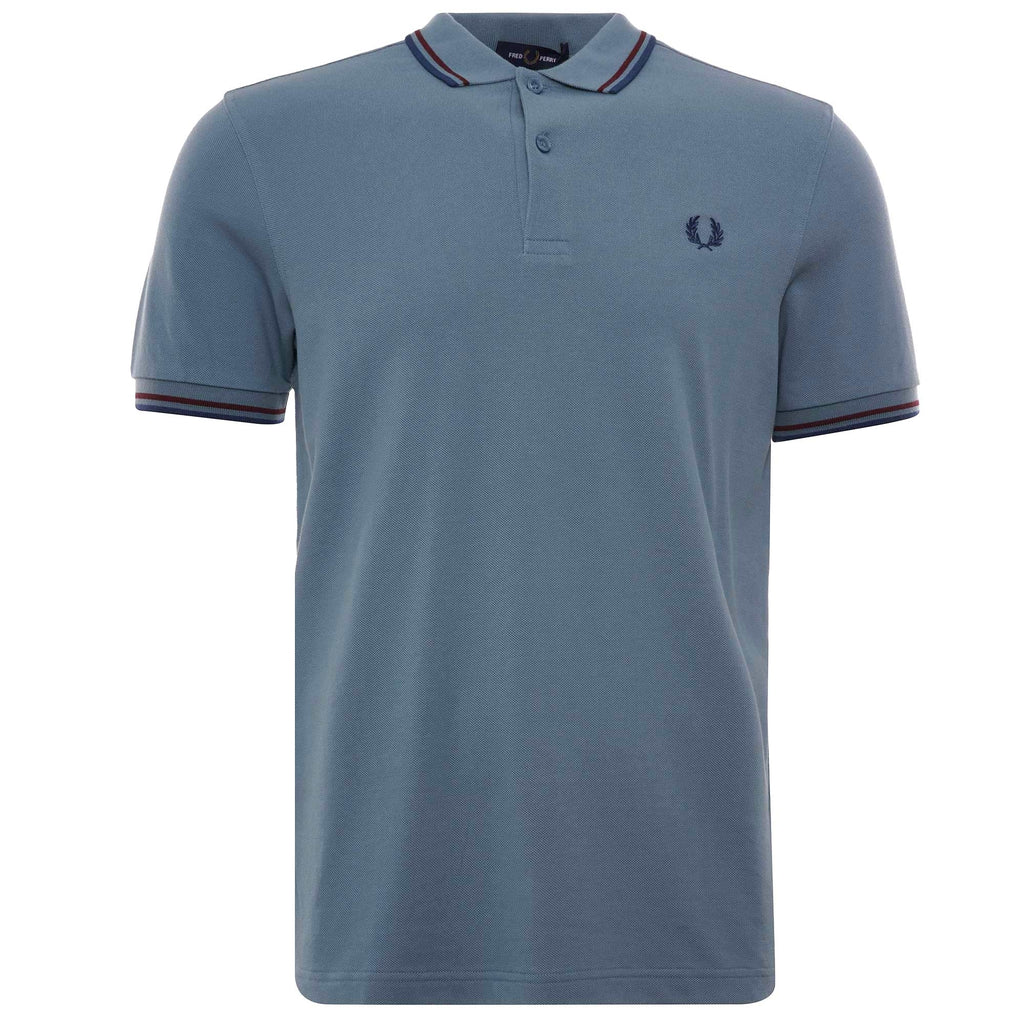 M3600 Twin Tipped Polo - Ash Blue