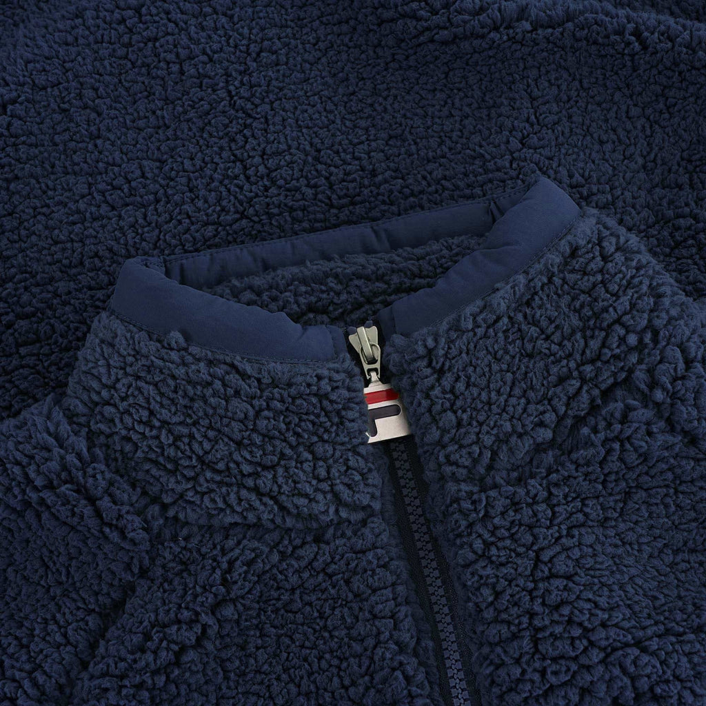 Yuri Raglan Sherpa Fleece - Peacoat