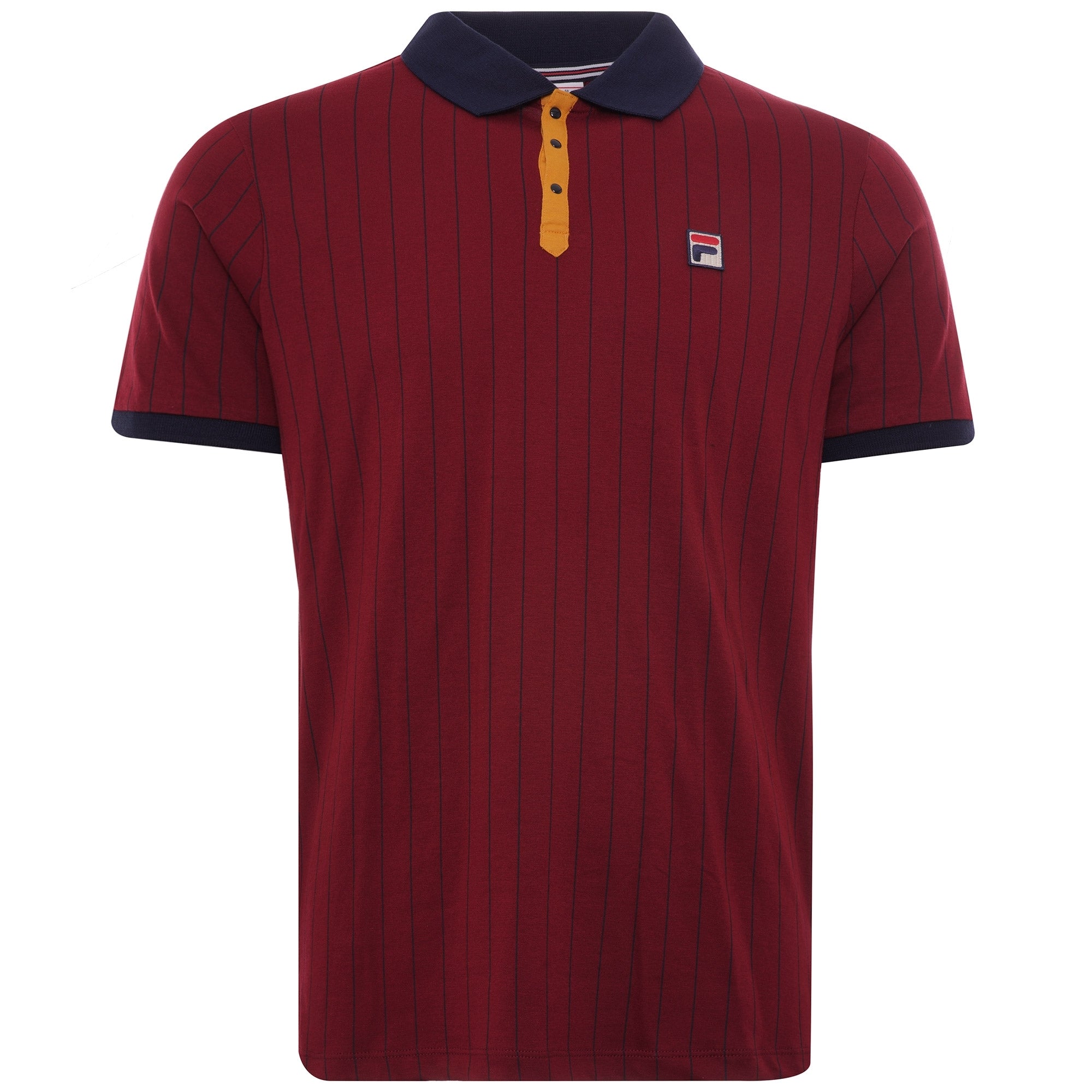 BB1 Vintage Striped Polo - Rhubarb