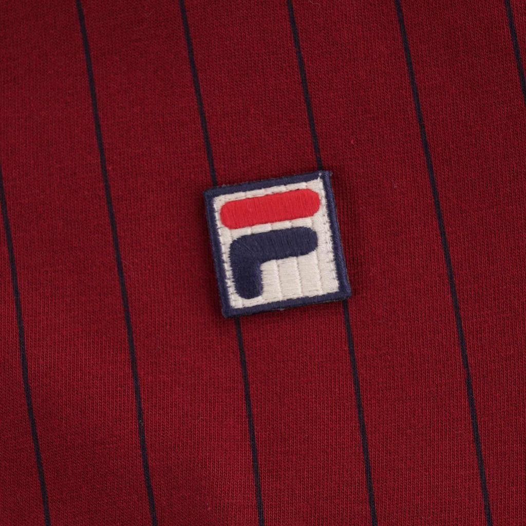 BB1 Vintage Striped Polo - Rhubarb