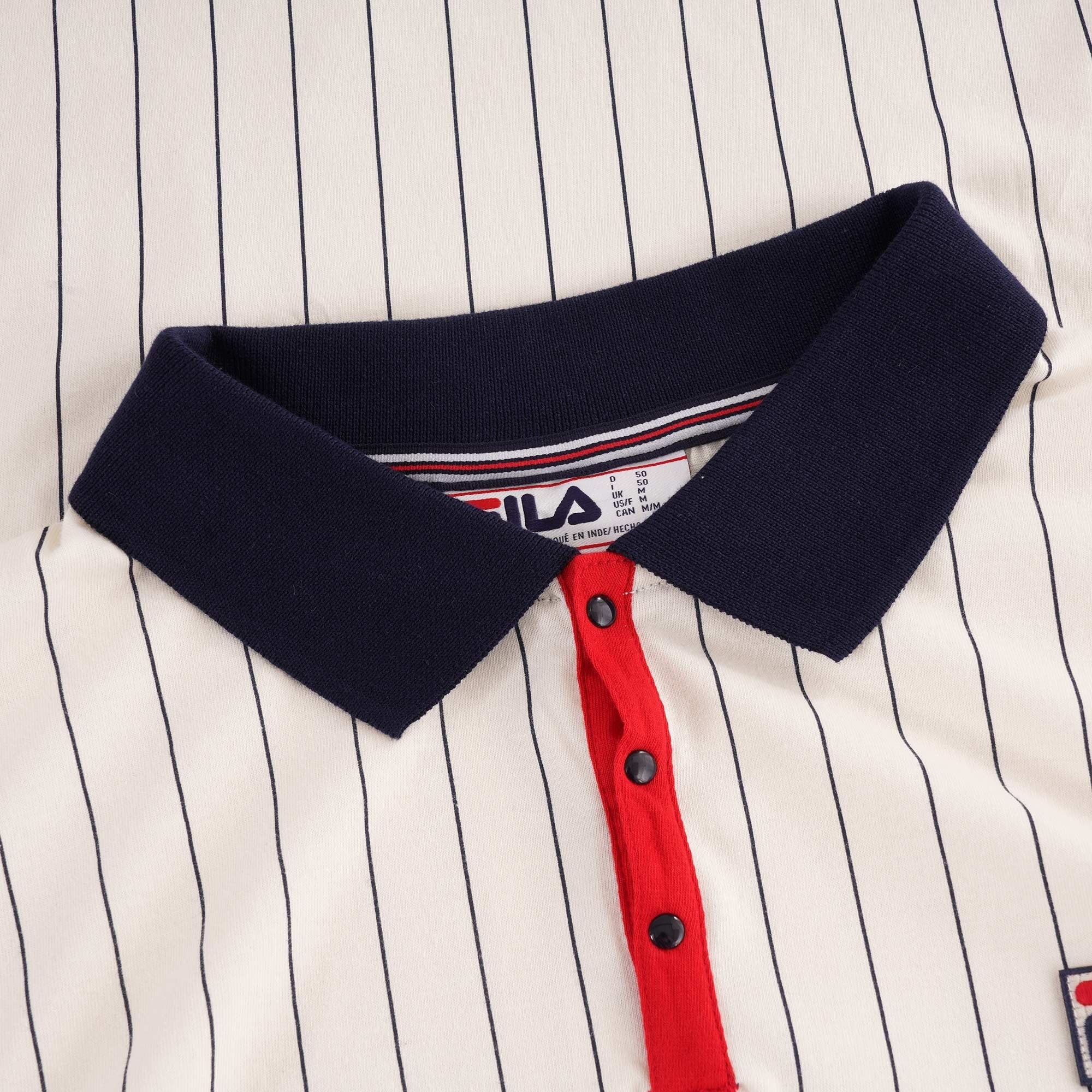 BB1 Vintage Striped Polo - Whisper White