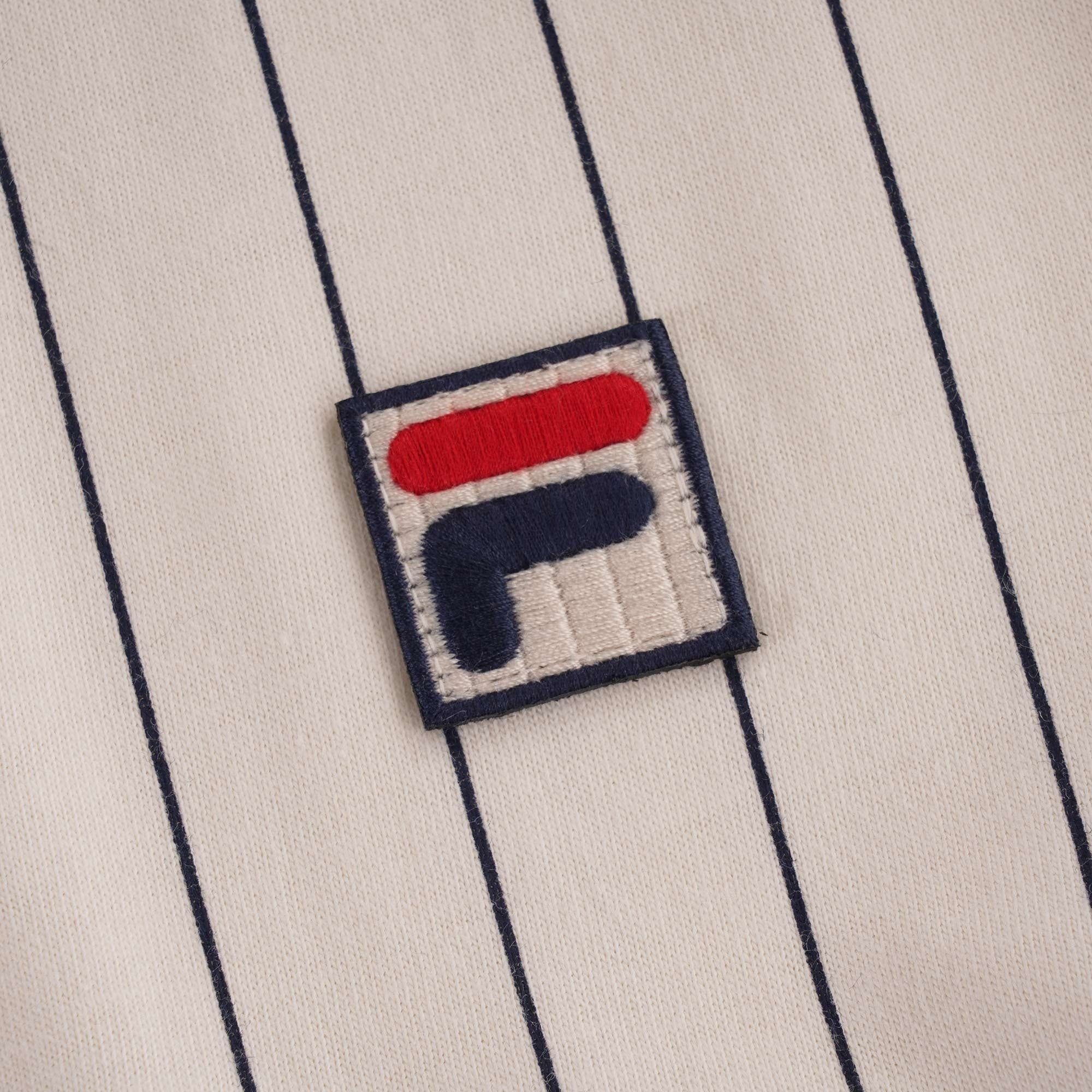 BB1 Vintage Striped Polo - Whisper White