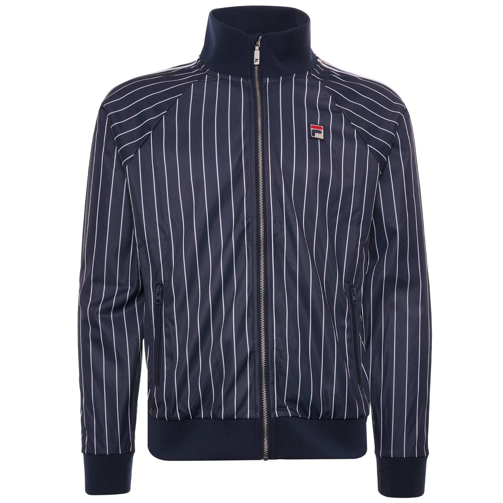 Mitch Stripe Track Jacket - Peacoat