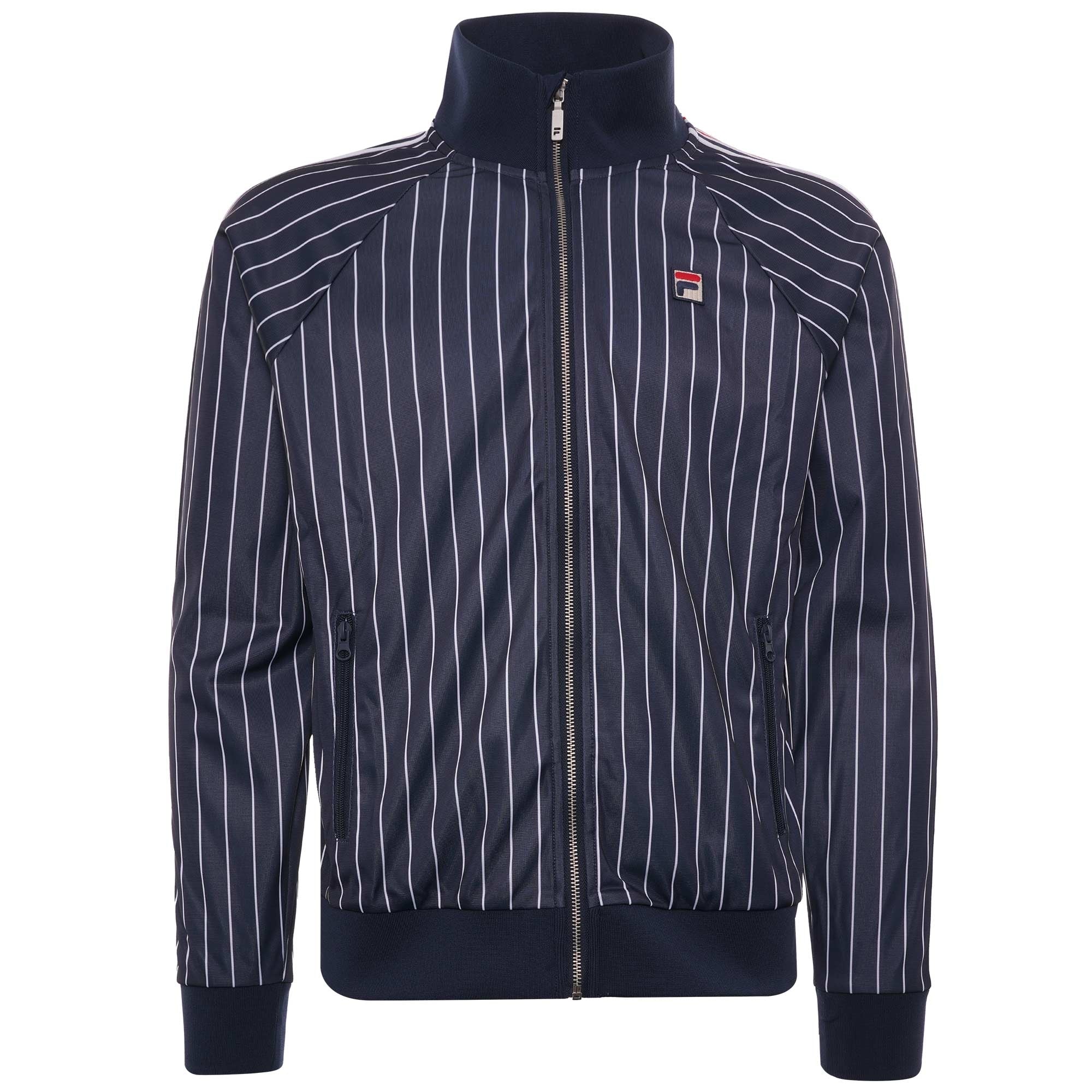 Mitch Stripe Track Jacket - Peacoat