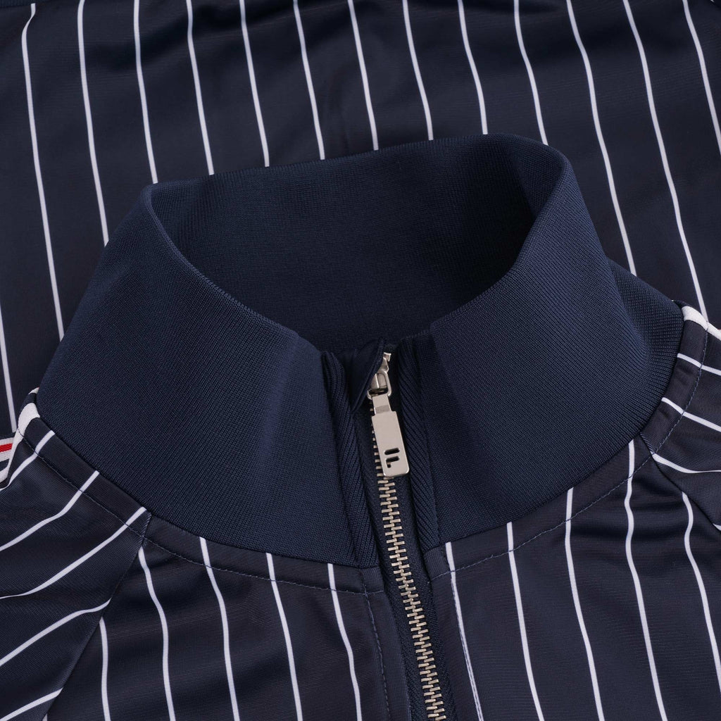 Mitch Stripe Track Jacket - Peacoat