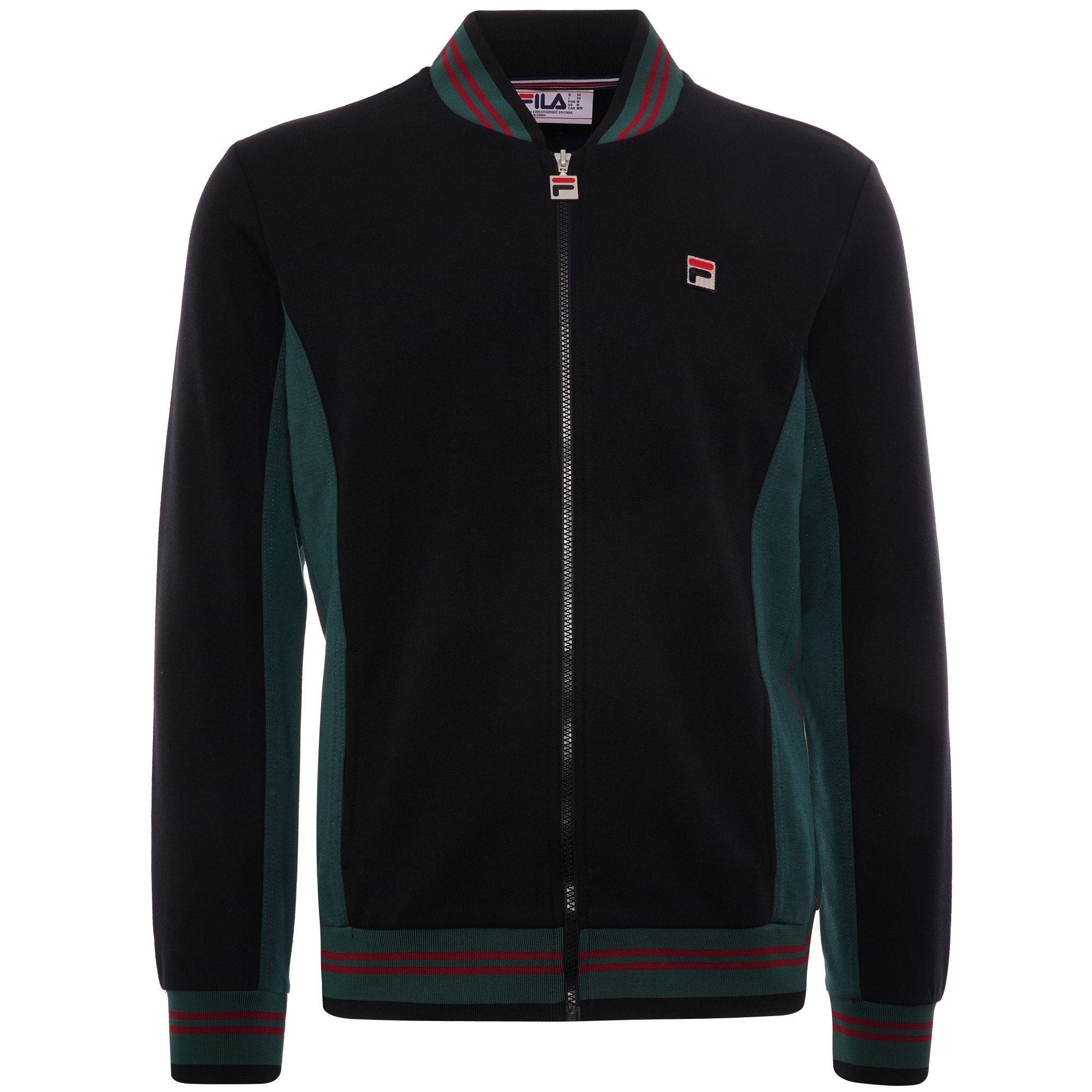 Settanta Baseball Track Jacket - Black/June Bug