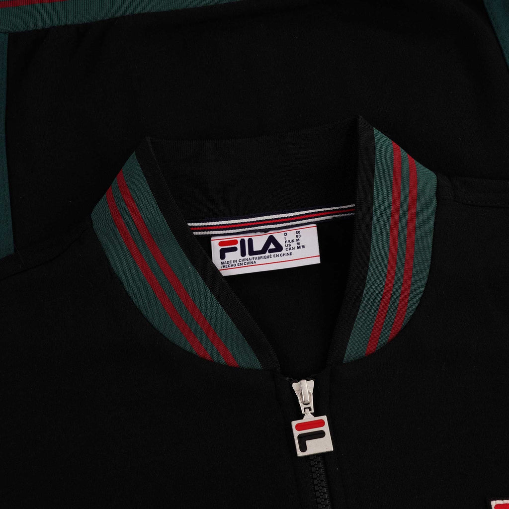 Settanta Baseball Track Jacket - Black/June Bug