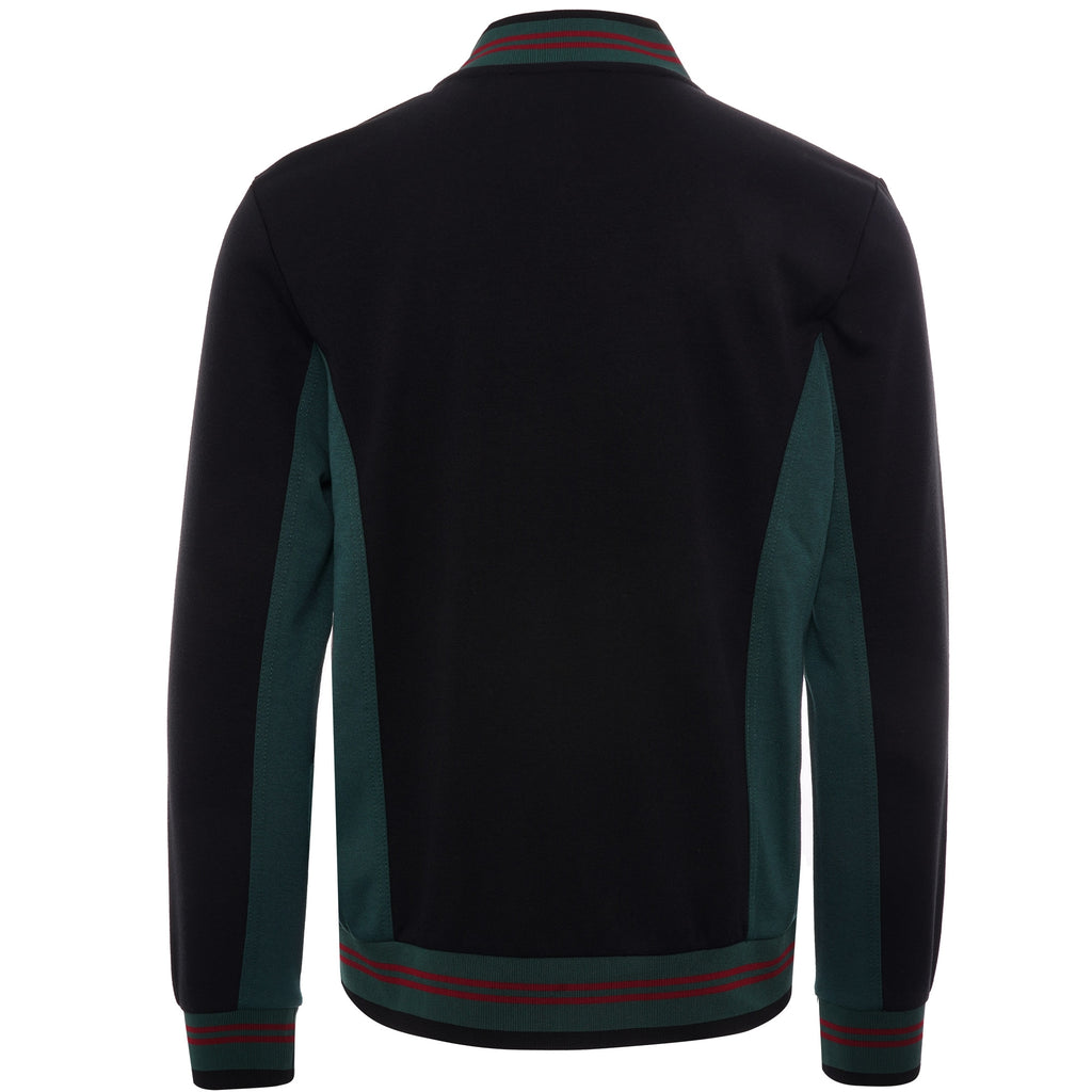 Settanta Baseball Track Jacket - Black/June Bug