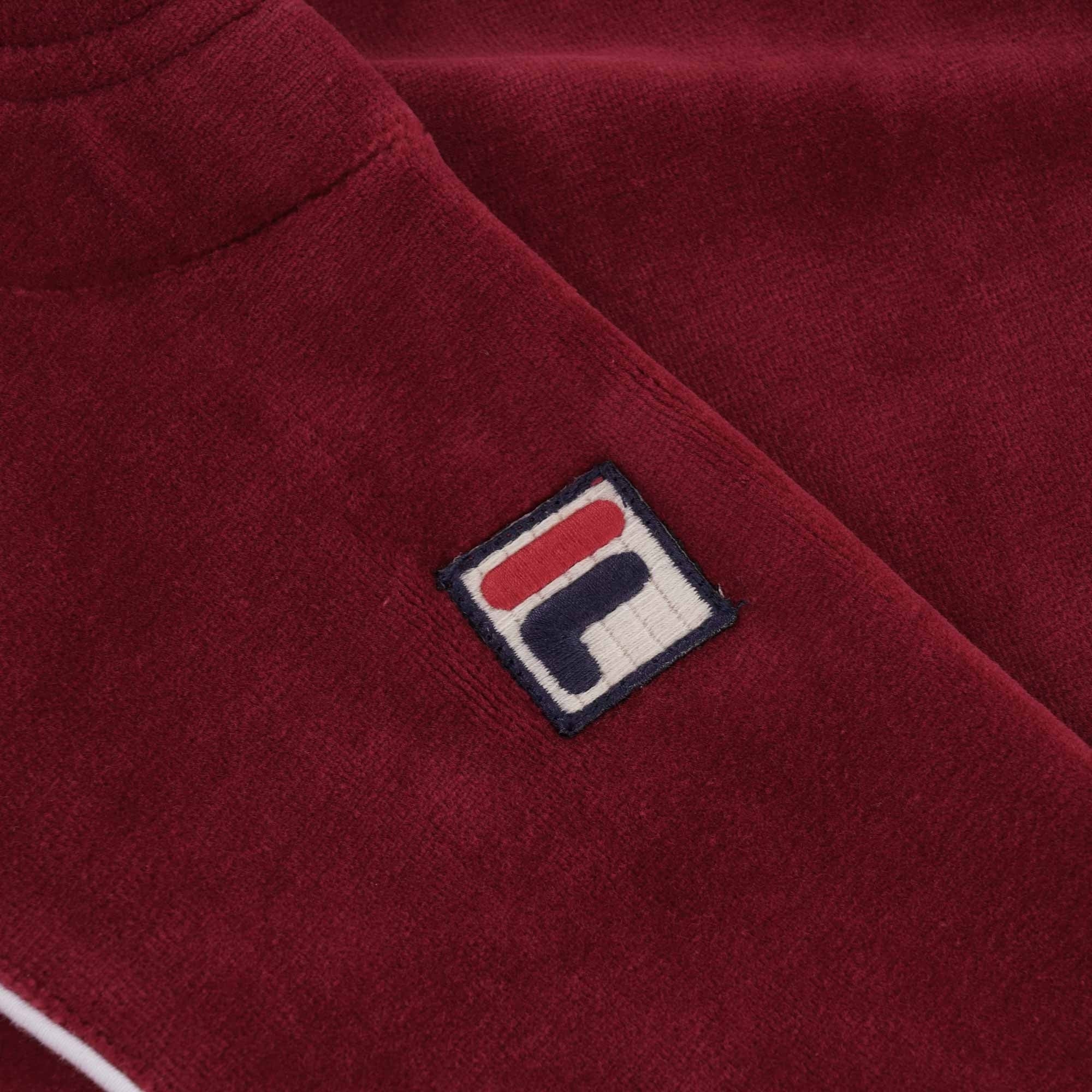Tusk Classic Velour Track Top - Rhubarb