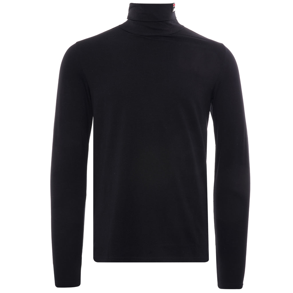 Fila Vintage 19th Classic Roll Neck Sweatshirt - Black