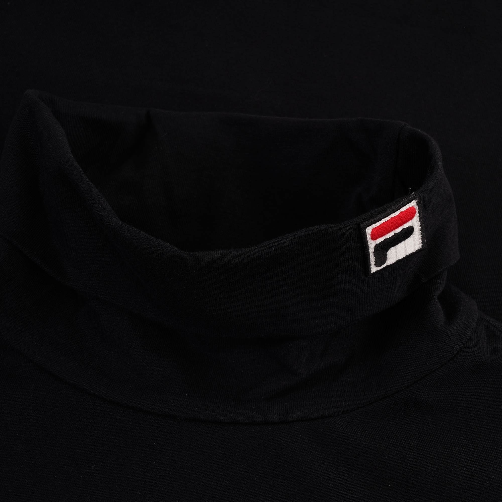 Fila Vintage 19th Classic Roll Neck Sweatshirt - Black