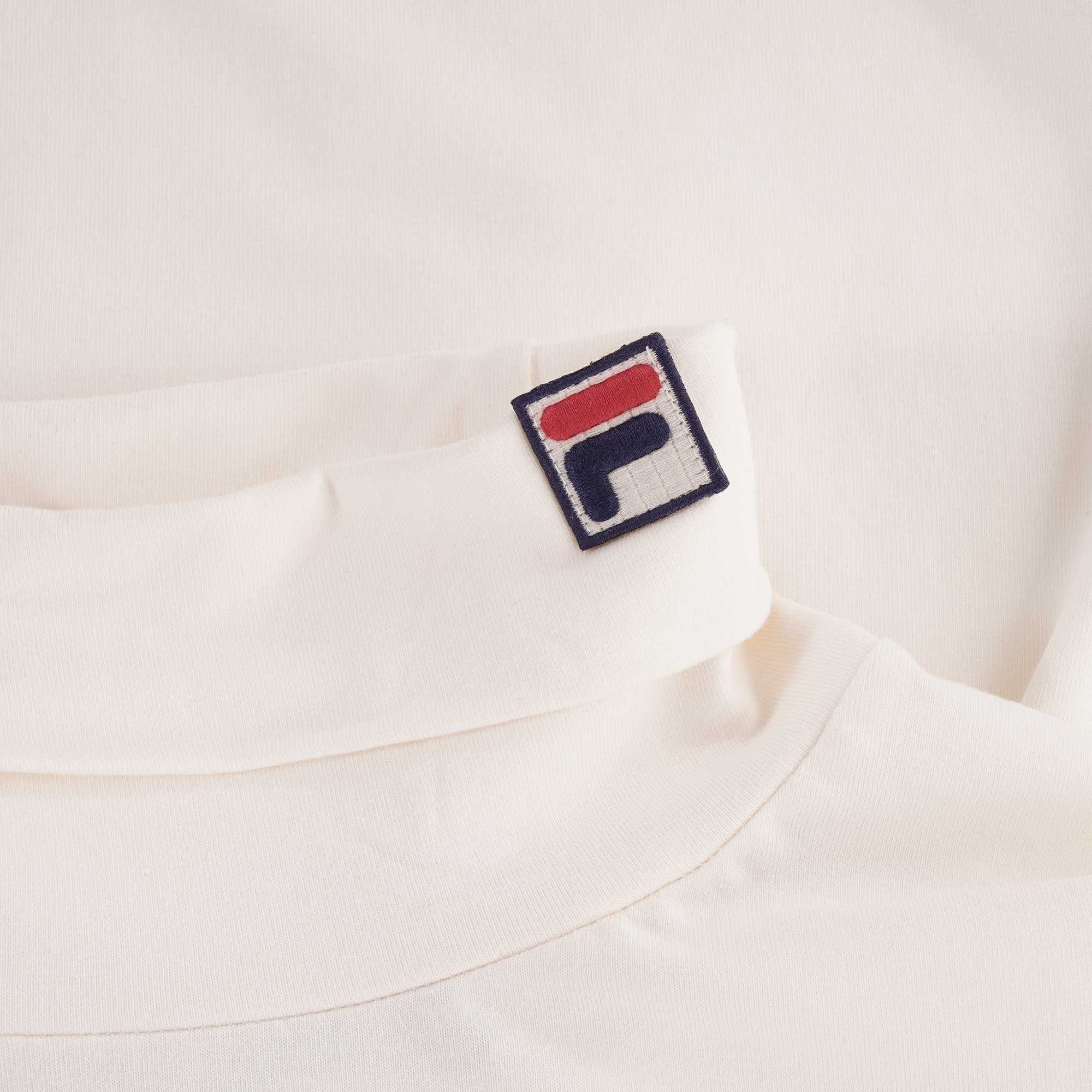 19th Classic Roll Neck Sweatshirt - Whisper White