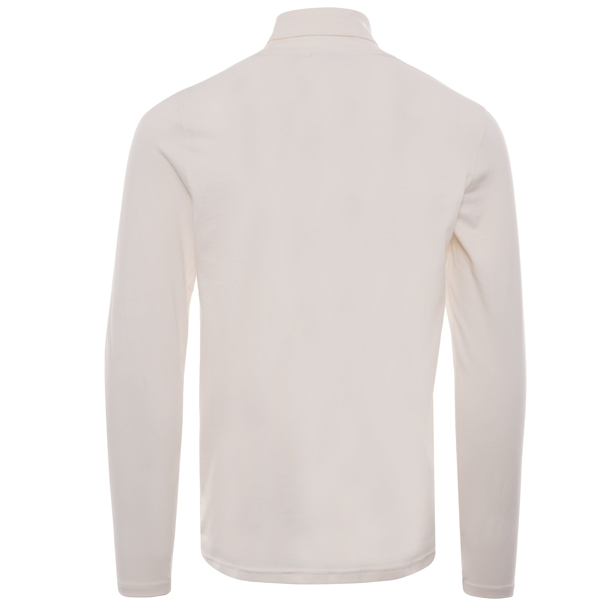 19th Classic Roll Neck Sweatshirt - Whisper White