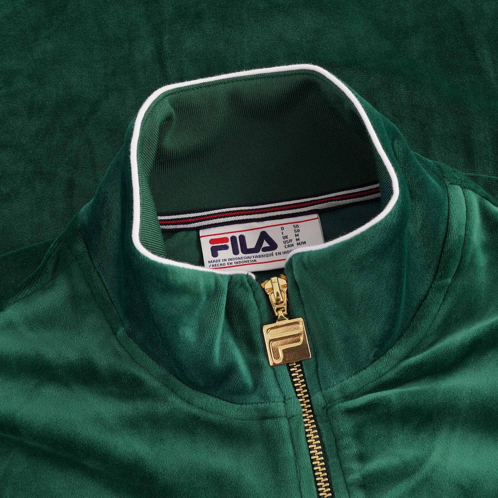 Irving Velour Track Top - June Bug