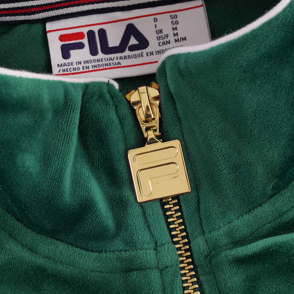 Irving Velour Track Top - June Bug