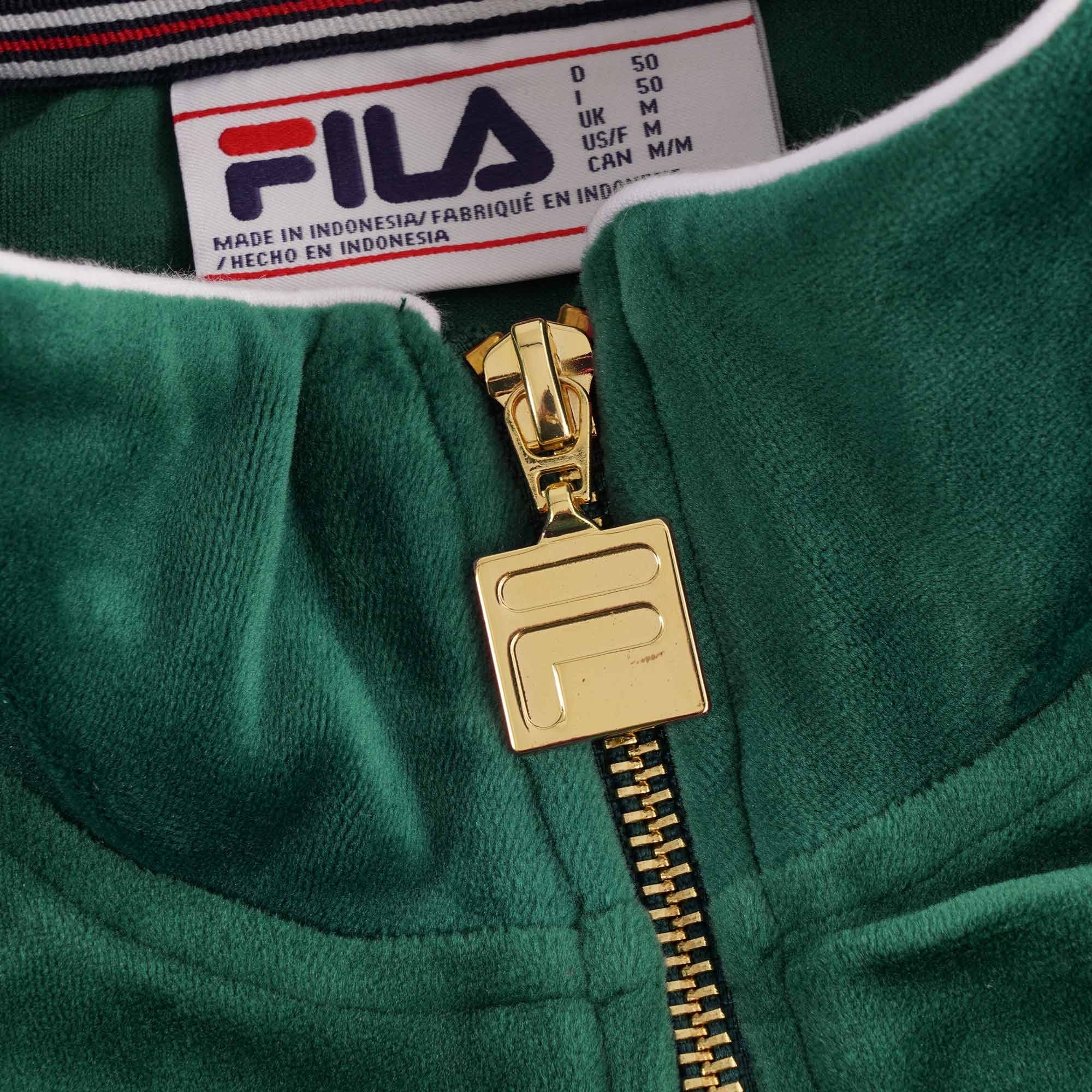 Irving Velour Track Top - June Bug