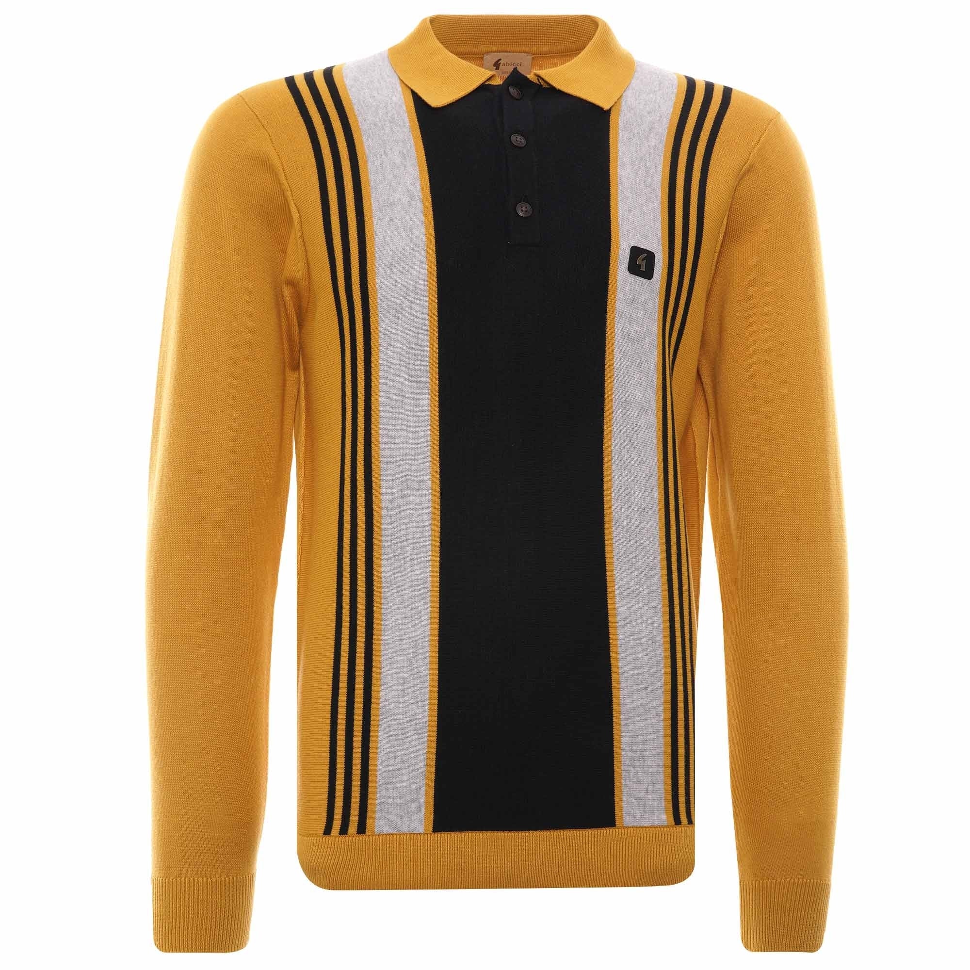 Searle Long Sleeve Knitted Polo Shirt - Djion