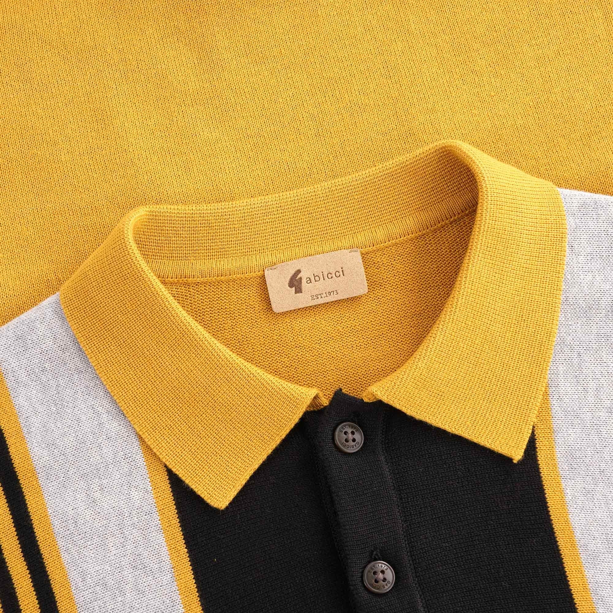 Searle Long Sleeve Knitted Polo Shirt - Djion
