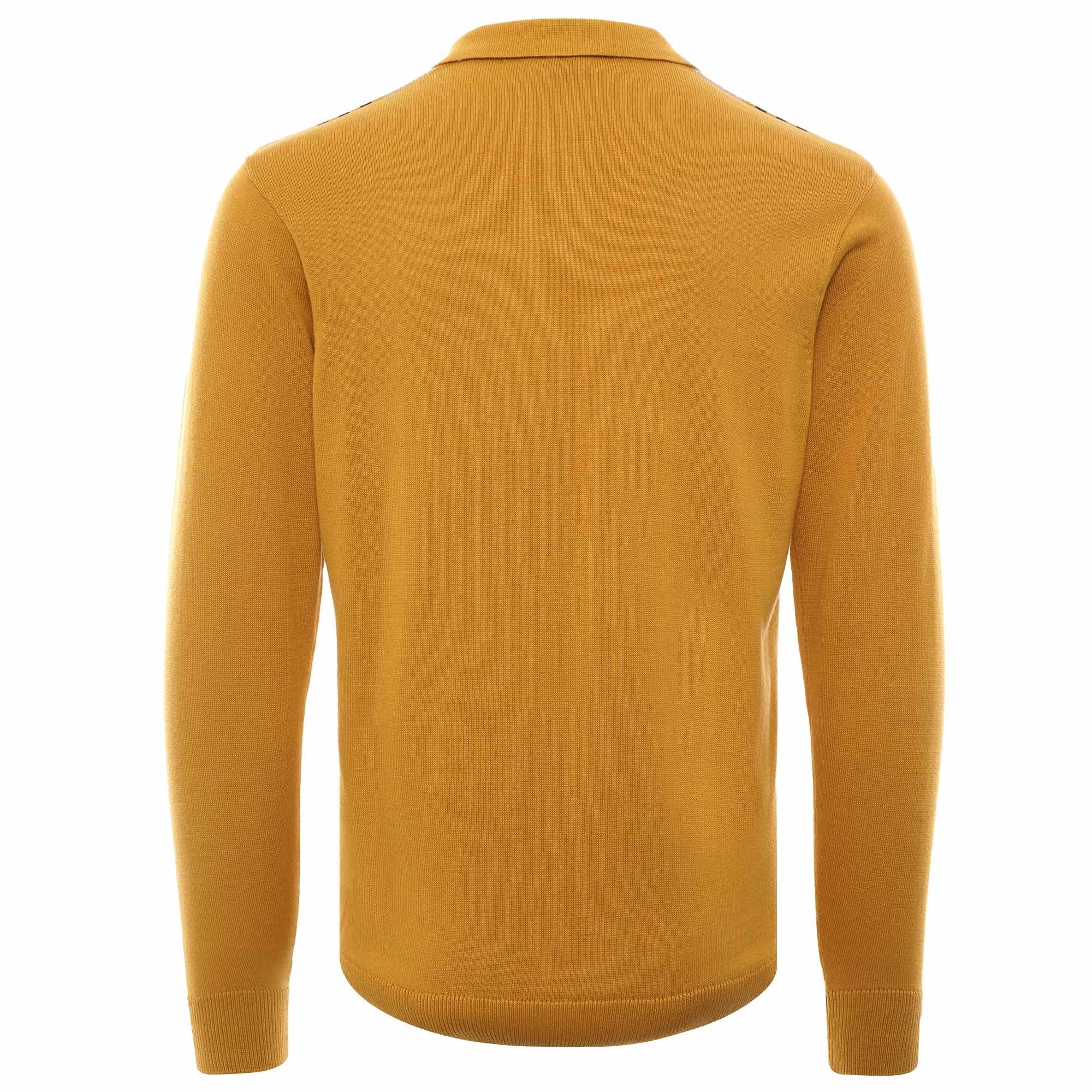 Searle Long Sleeve Knitted Polo Shirt - Djion