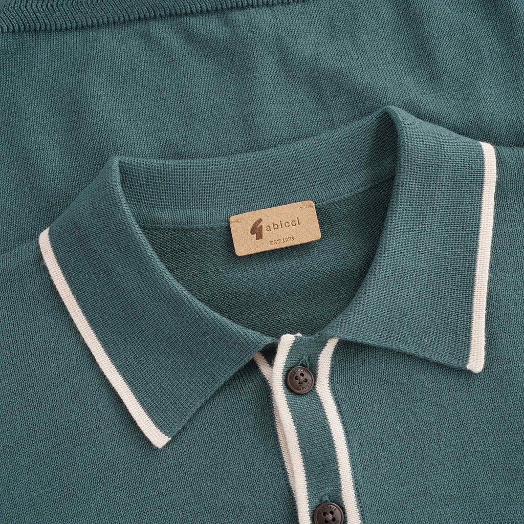 Lineker Long Sleeve Polo Shirt - Juniper