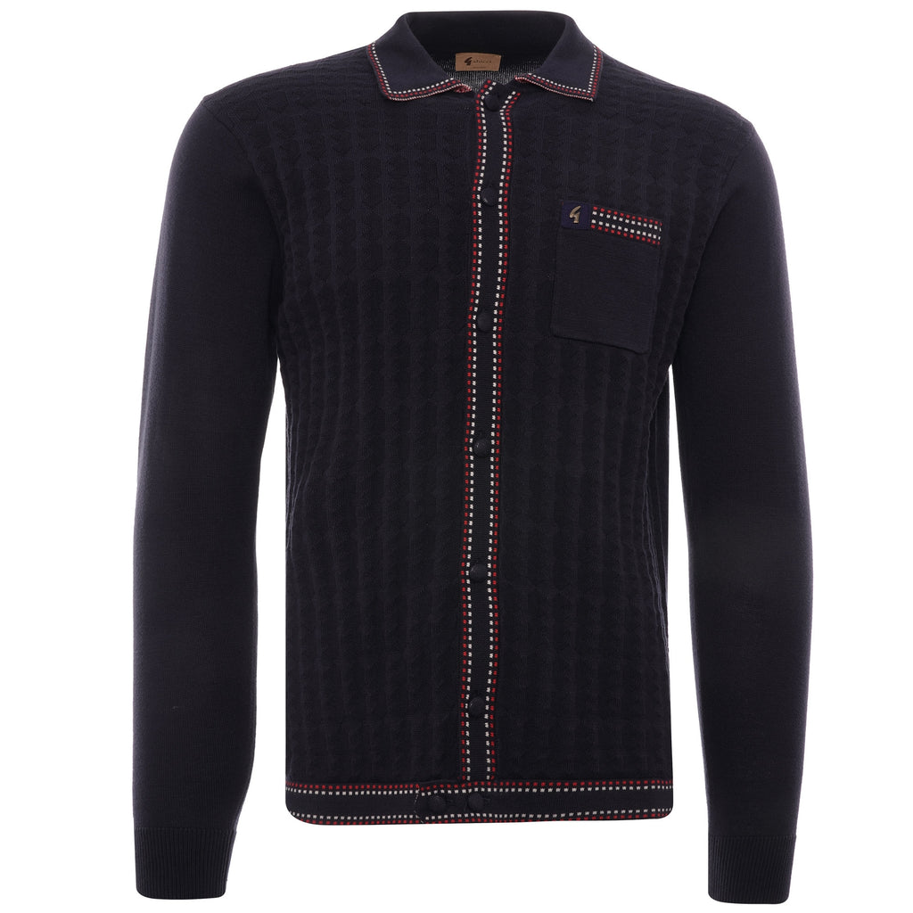 Kilmer Button Through Cardigan - Navy