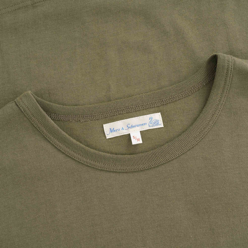 1950s Loopwheeled T-Shirt - Army