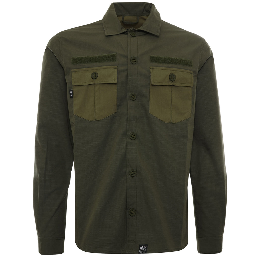 LS Utility Shirt - Olive Green