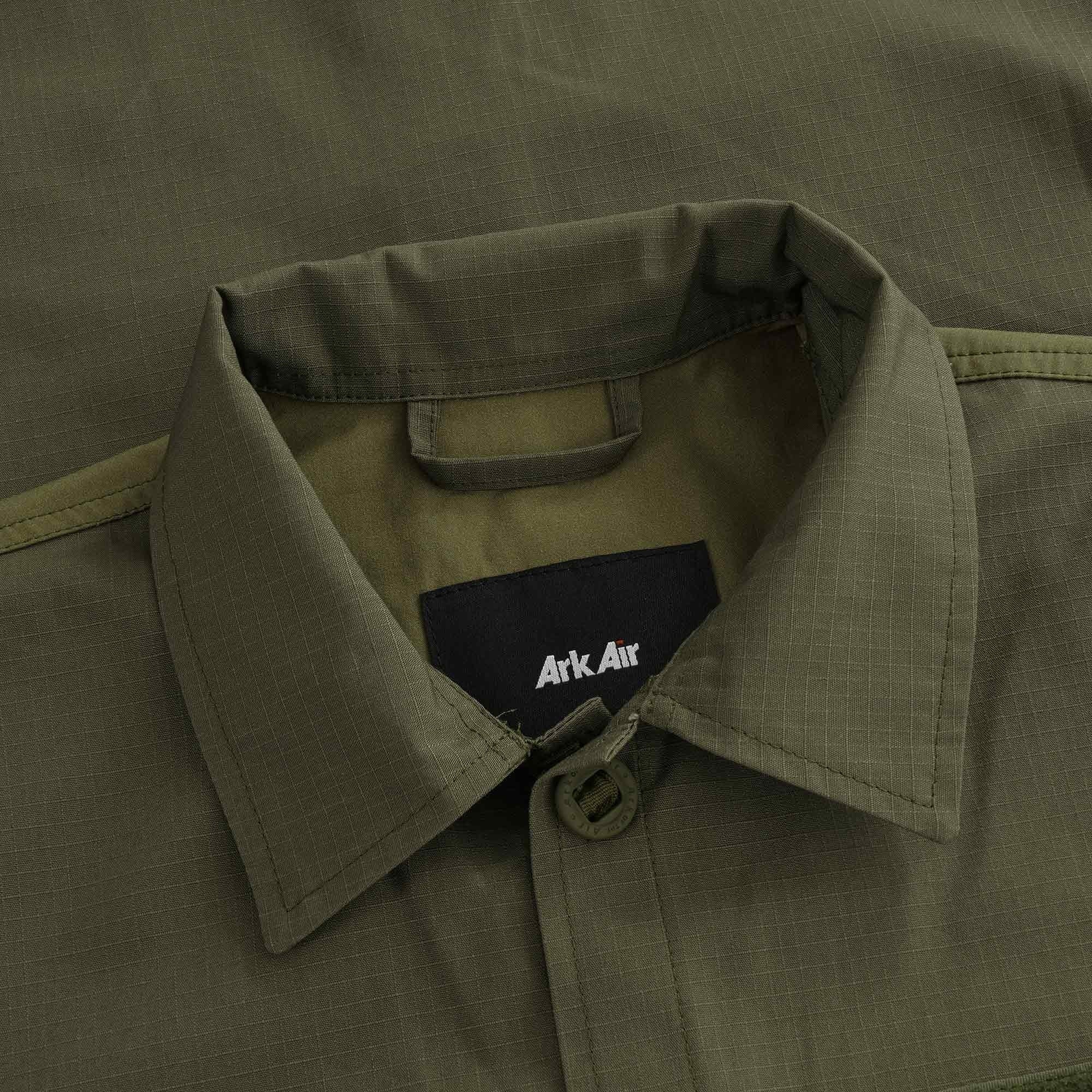 LS Utility Shirt - Olive Green