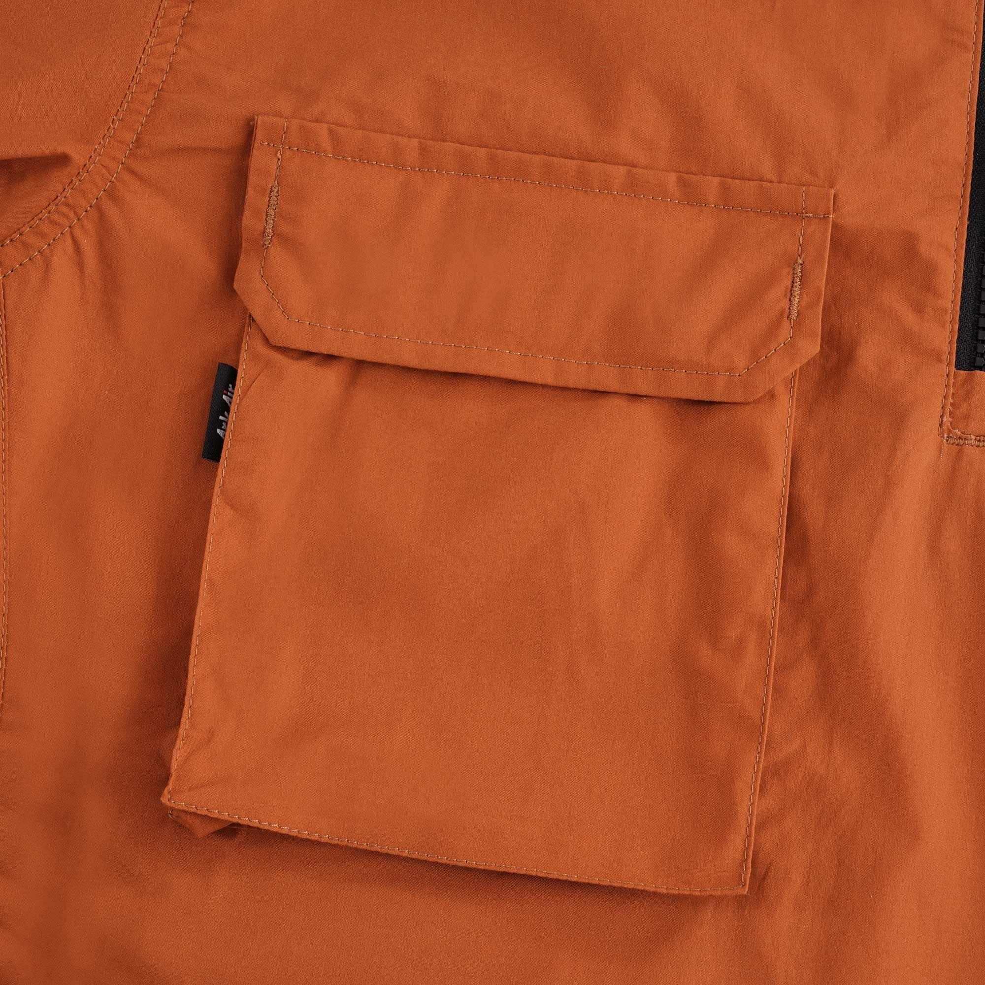Drill Pullover - Burnt Orange