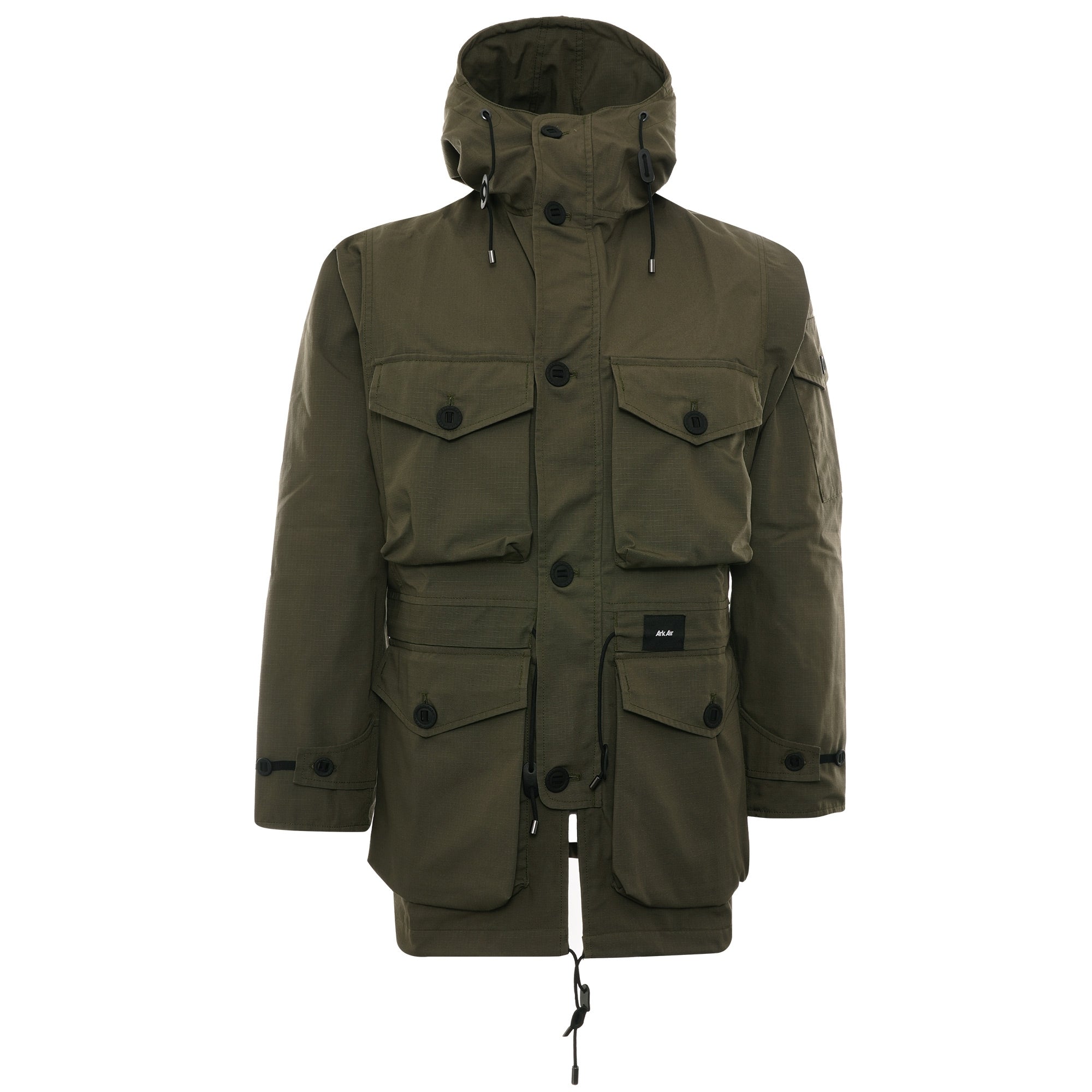 ジャケット・アウター arkair WATER PROOF SMOCK Ark Air Waterproof Smock - Olive – Stuarts London