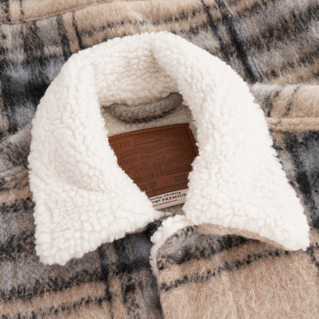 Vintage Fit Sherpa Jacket - Camel