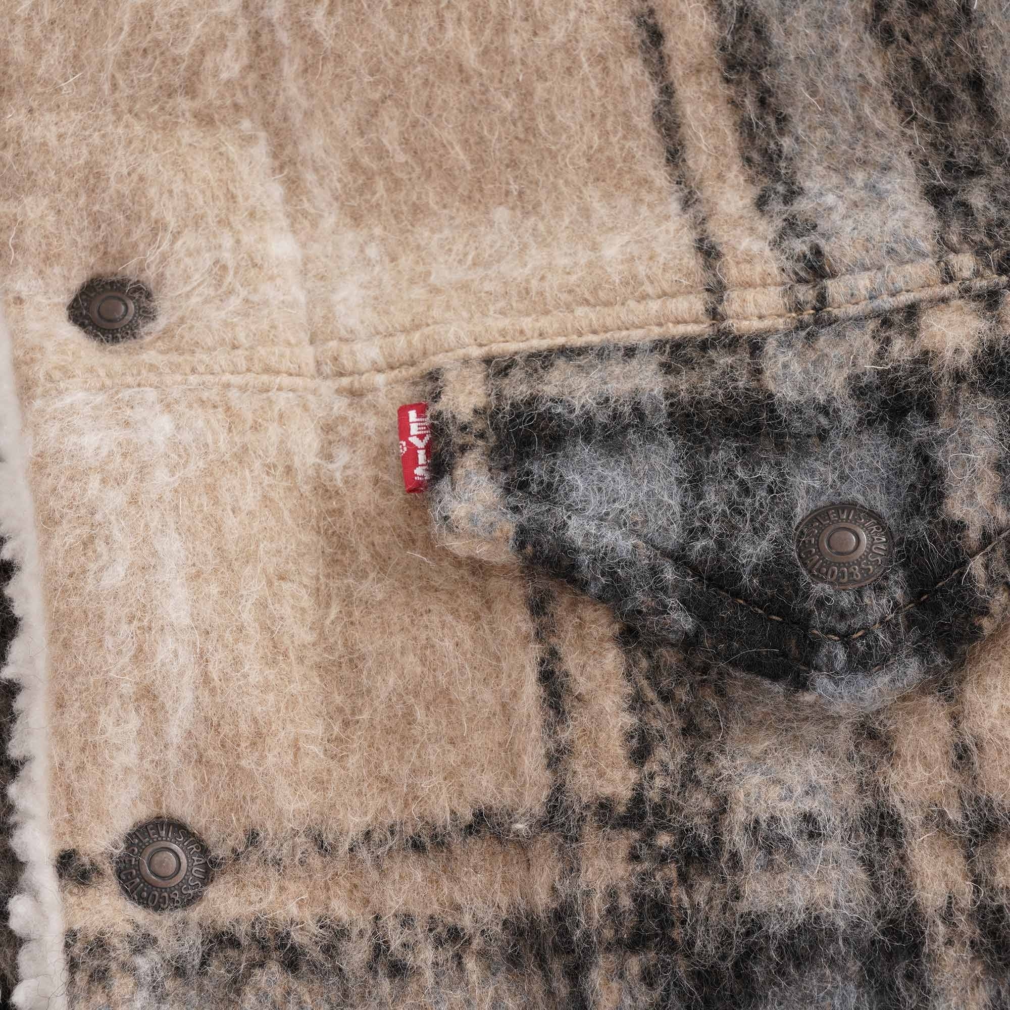 Vintage Fit Sherpa Jacket - Camel