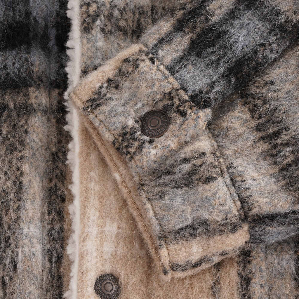 Vintage Fit Sherpa Jacket - Camel