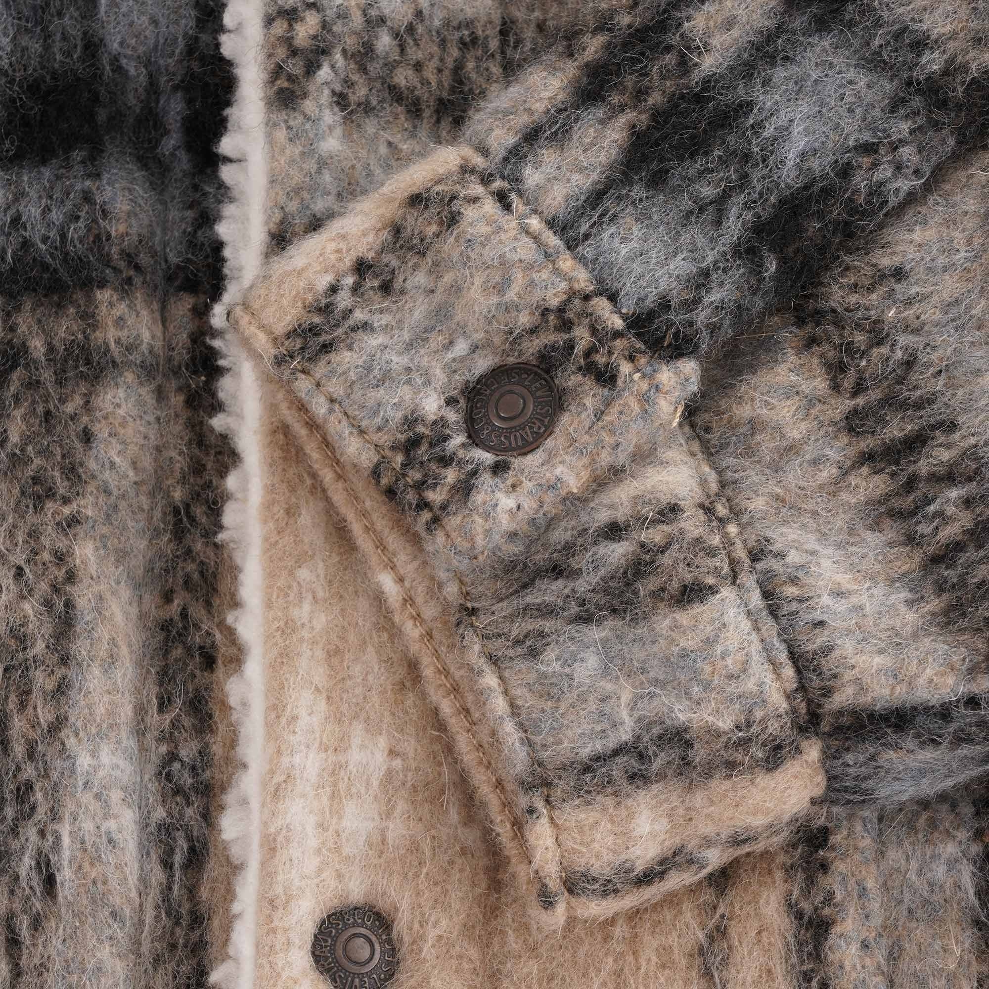 Vintage Fit Sherpa Jacket - Camel