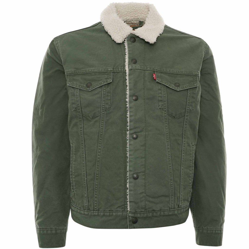 Type III Sherpa Trucker Jacket - Thyme