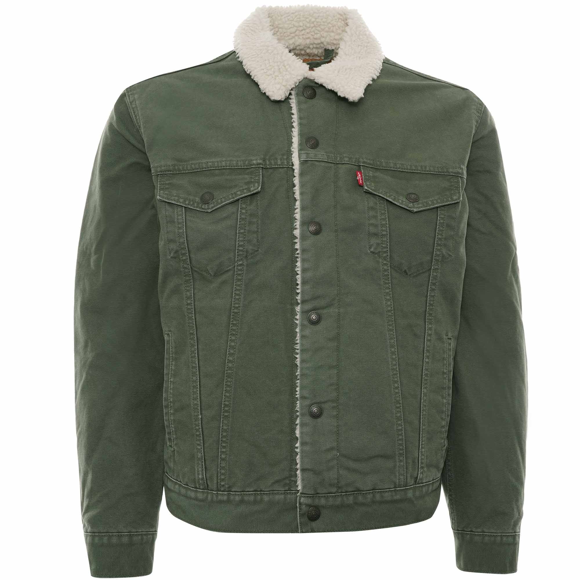 Type III Sherpa Trucker Jacket - Thyme