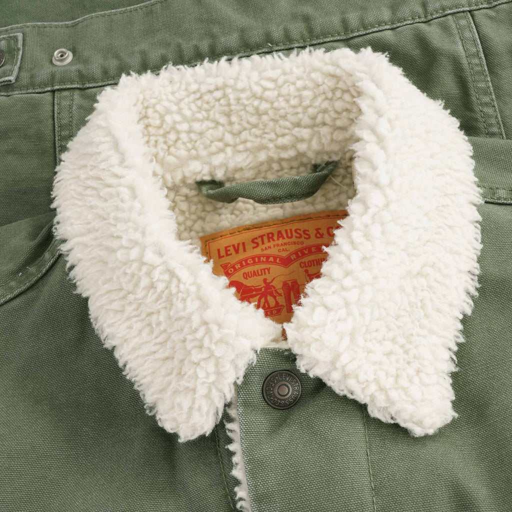 Type III Sherpa Trucker Jacket - Thyme