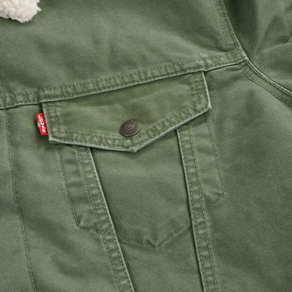 Type III Sherpa Trucker Jacket - Thyme