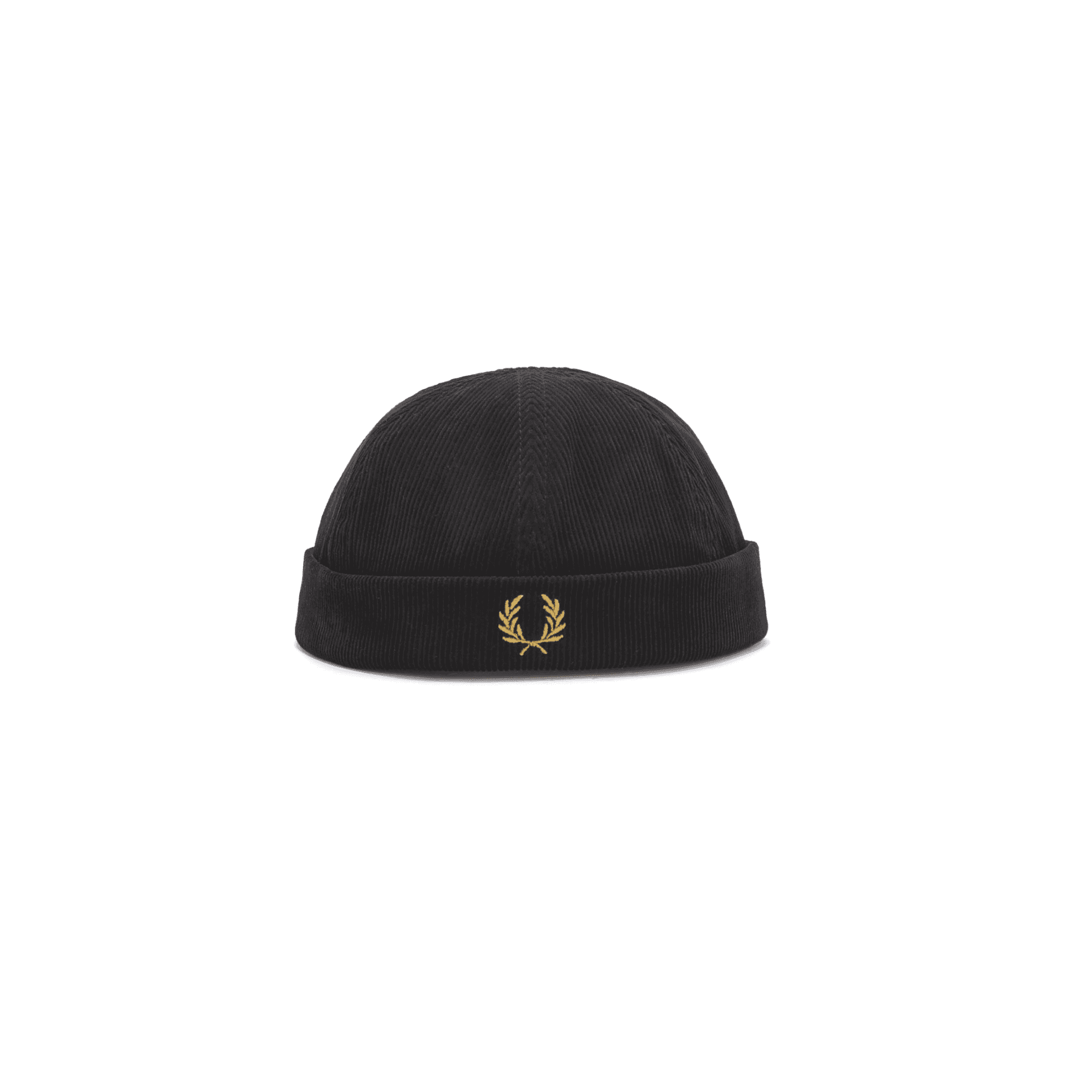Corduroy Docker Hat - Black